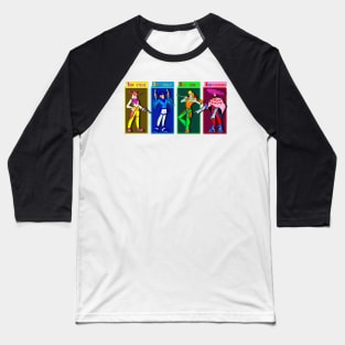 Sunset Riders Arcade Character Select Baseball T-Shirt